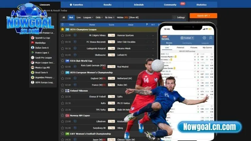 Giới thiệu trang thông tin Nowgoal